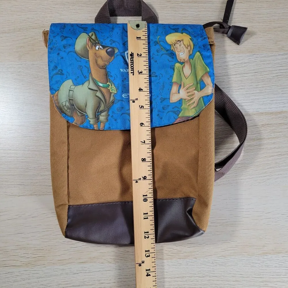 Scooby Doo Warner Bros Abu Dhabi Etihad Airways Kids Brown Backpack Bag Shaggy